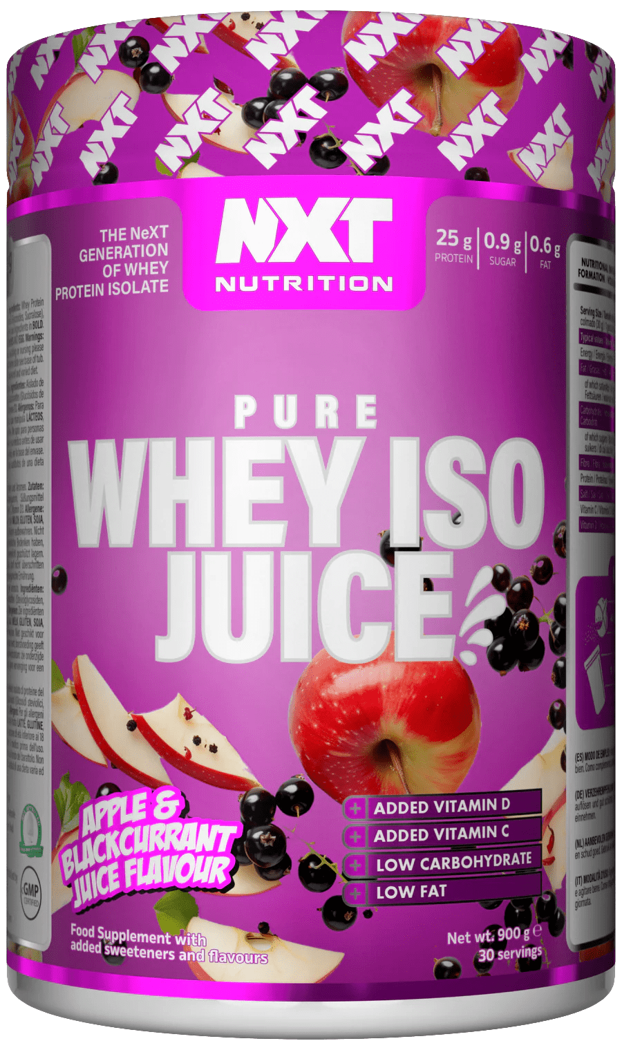 Pure Whey ISO Juice 900g - NXT Nutrition UK
