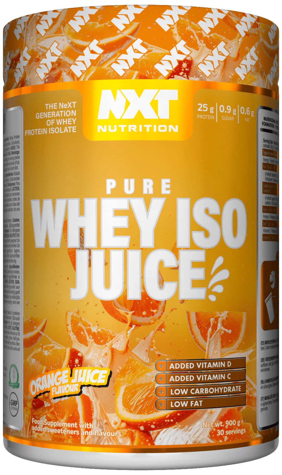 Pure Whey ISO Juice 900g - NXT Nutrition UK