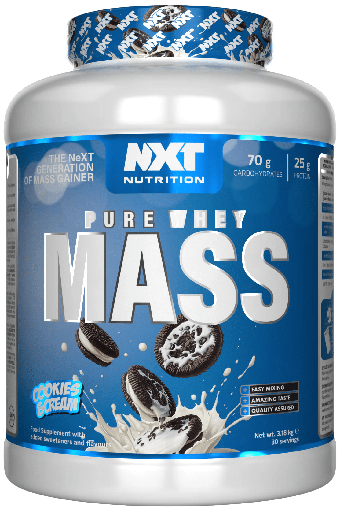Pure Whey Mass 3.18kg - NXT Nutrition UK