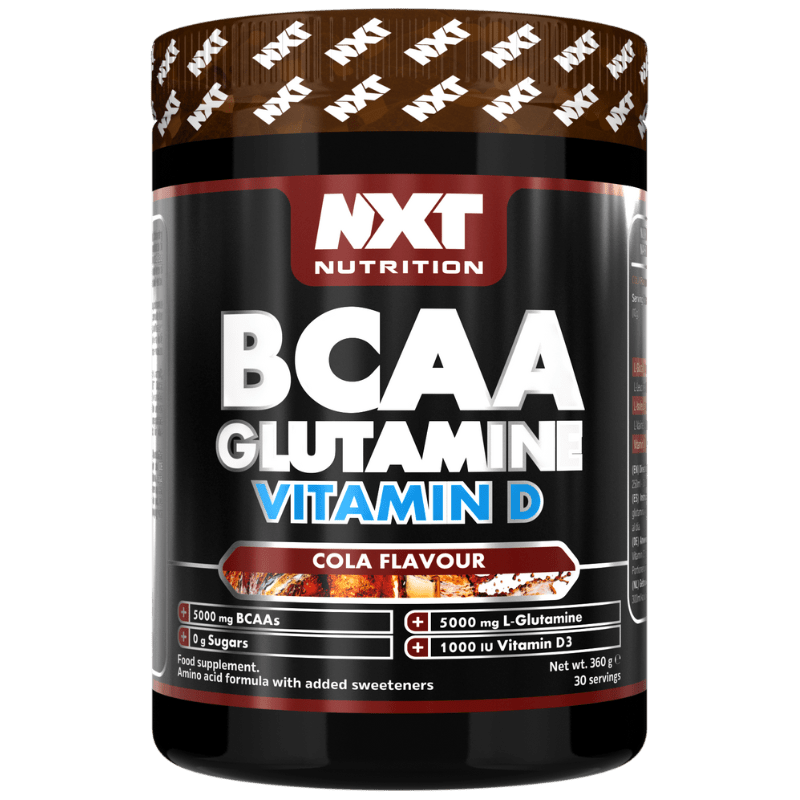 BCAA Glutamine & Vitamin D 360g - NXT Nutrition UK