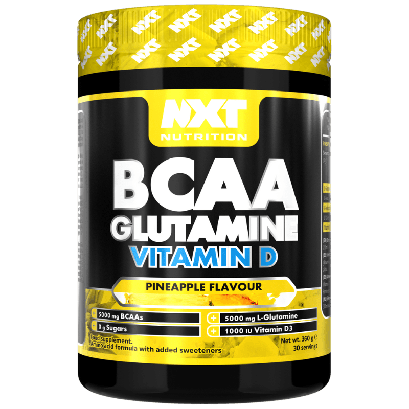 BCAA Glutamine & Vitamin D 360g - NXT Nutrition UK