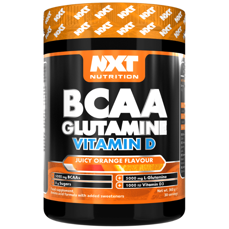 BCAA Glutamine & Vitamin D 360g - NXT Nutrition UK