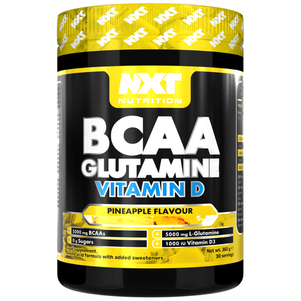 BCAA Glutamine & Vitamin D nxtnutrition