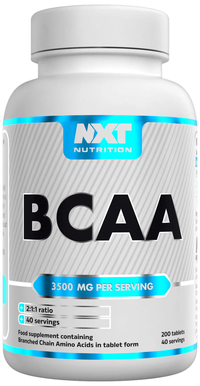 BCAA 200 Tablets - NXT Nutrition UK