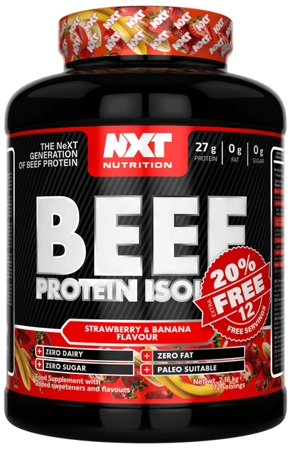 Beef Protein Isolate 1.8kg - NXT Nutrition UK