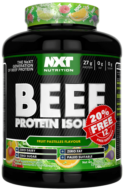 Beef Protein Isolate 1.8kg - NXT Nutrition UK