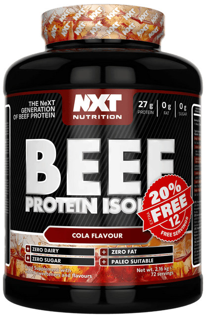 Beef Protein Isolate 1.8kg - NXT Nutrition UK