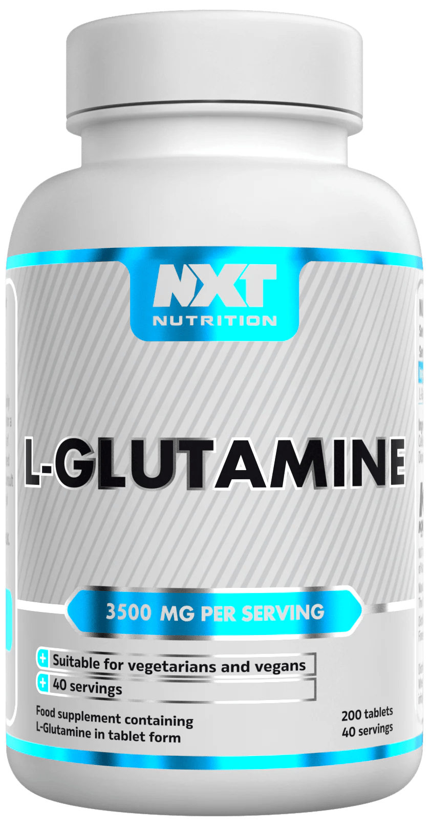 Glutamine 200 Tablets - NXT Nutrition UK