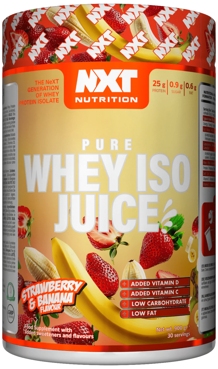 Pure Whey ISO Juice 900g - NXT Nutrition UK