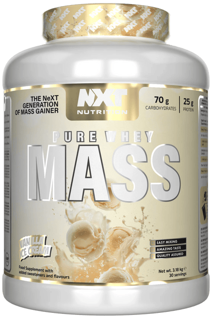 Pure Whey Mass 3.18kg - NXT Nutrition UK