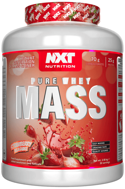 Pure Whey Mass 3.18kg - NXT Nutrition UK