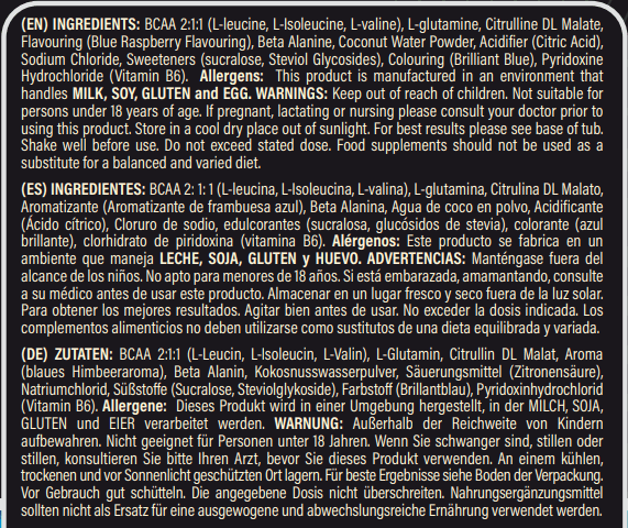 Amino Fuel 300g - NXT Nutrition UK