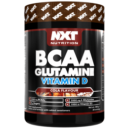 BCAA Glutamine & Vitamin D 360g - NXT Nutrition UK