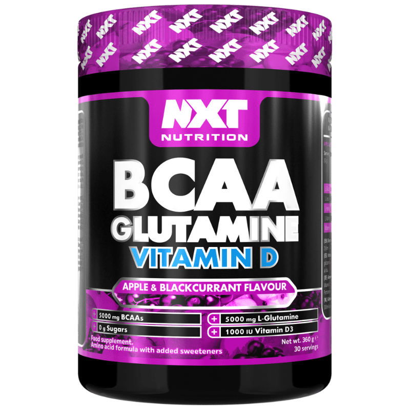 BCAA Glutamine & Vitamin D 360g - NXT Nutrition UK