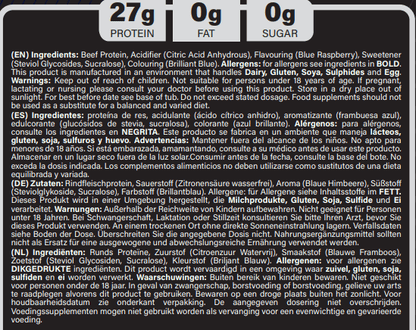 Beef Protein Isolate 1.8kg - NXT Nutrition UK