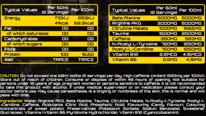TNT Nuclear Shots 12 x 60ml - NXT Nutrition UK